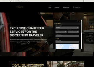 website development for amarco transport