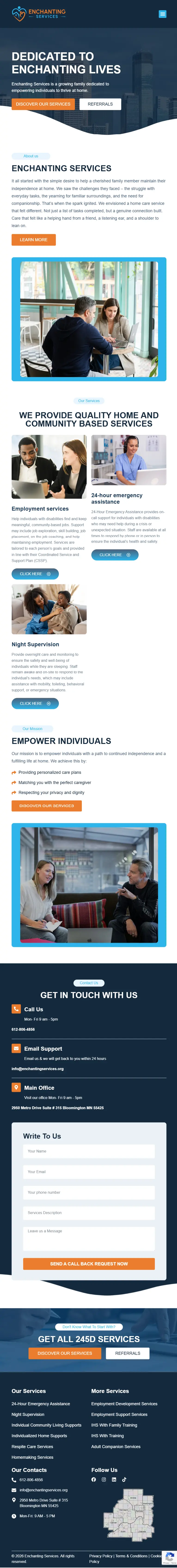 enchanting services tablet