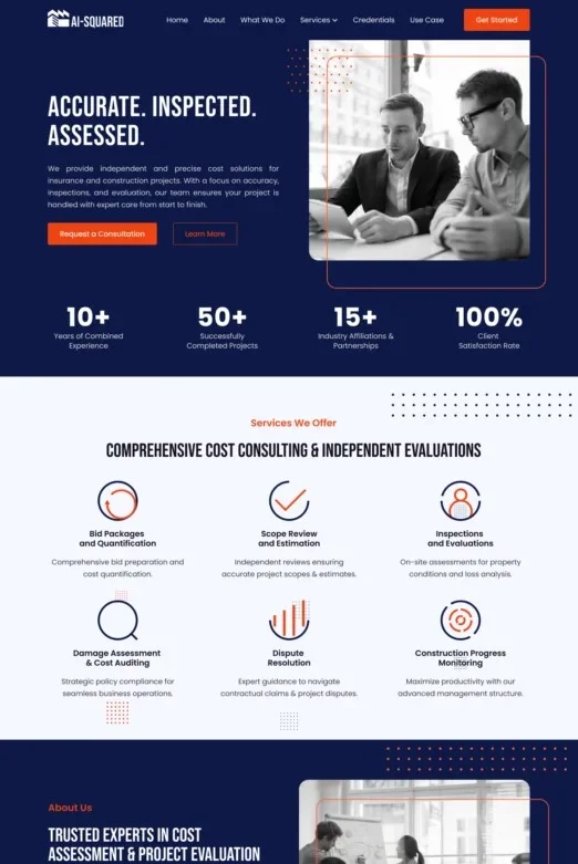 web design for ai squared