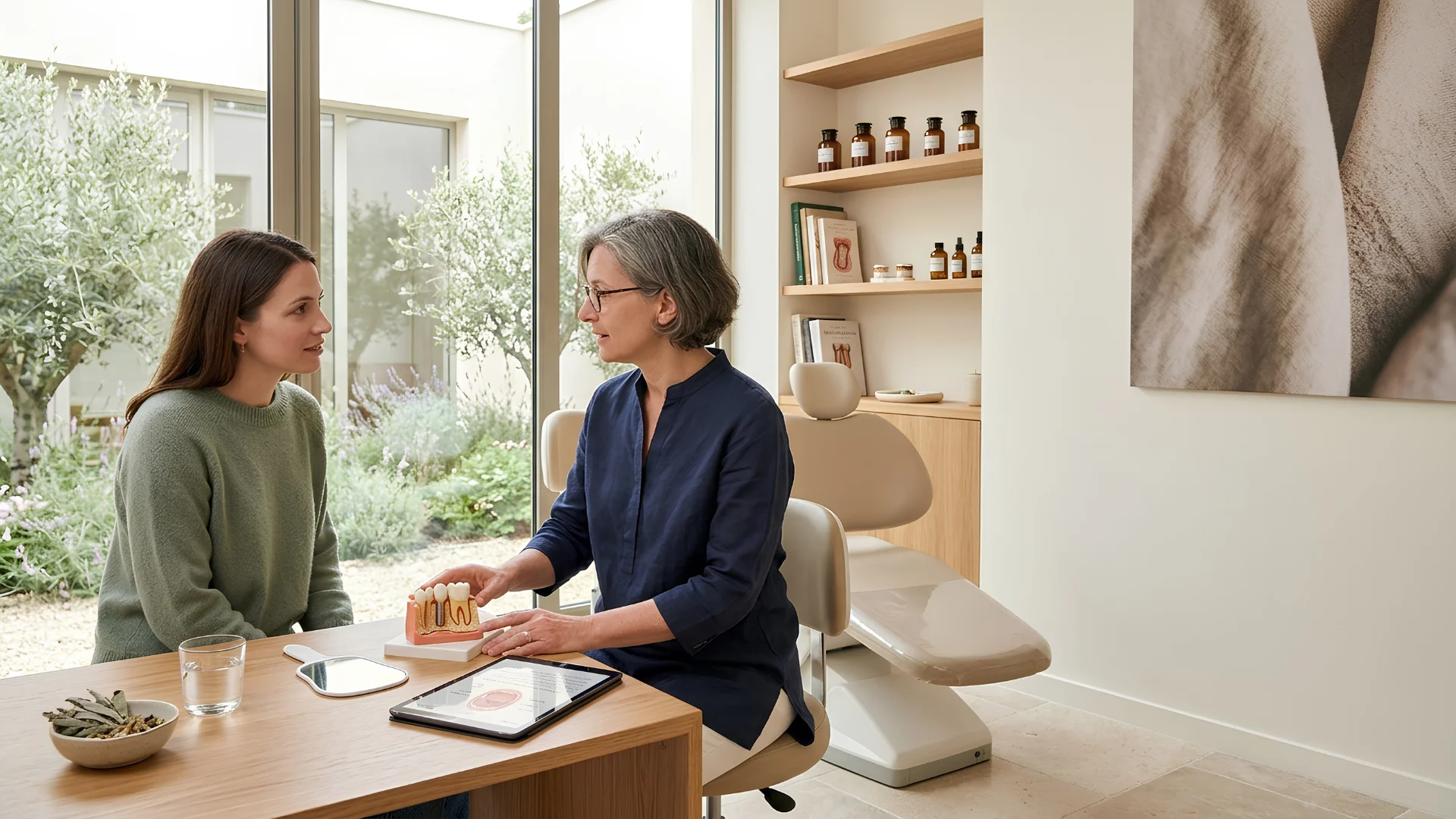 Modern dental office or clinical setting
