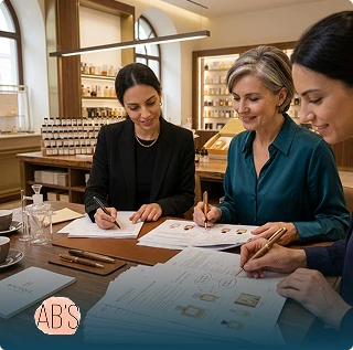 Reviewing the perfume catalogue during an SEO audit