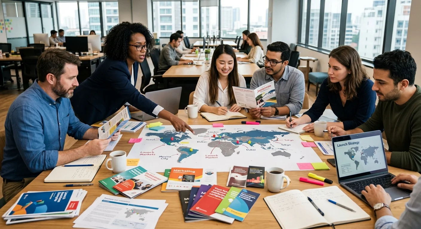 Team planning a multi-market property launch